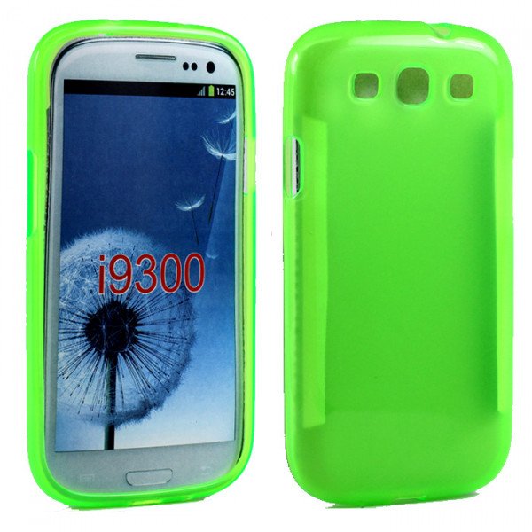 Wholesale Samsung Galaxy S3 i9300 TPU Gel Case (Green)